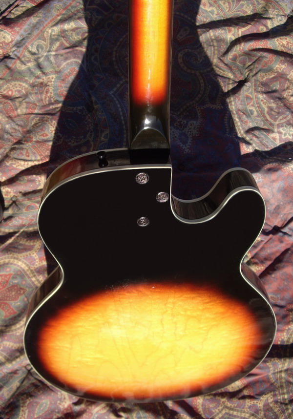 '64 HARMONY METEOR Left Handed, Rare, De Armond pickups, EX+