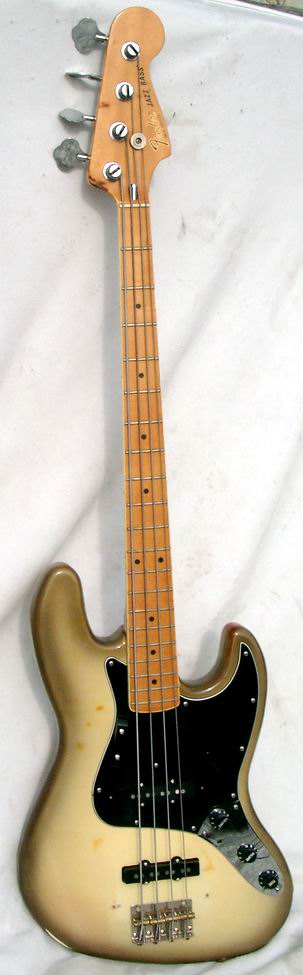 79/83 FENDER JAZZ BASS, Antigua, DOT, MN,Rare, EX